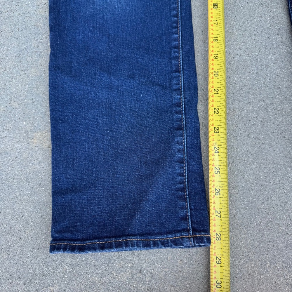 Gap Straight Gapflex Jeans Mens 31x30 Dark Wash Blue Denim Pants - Picture 9 of 10
